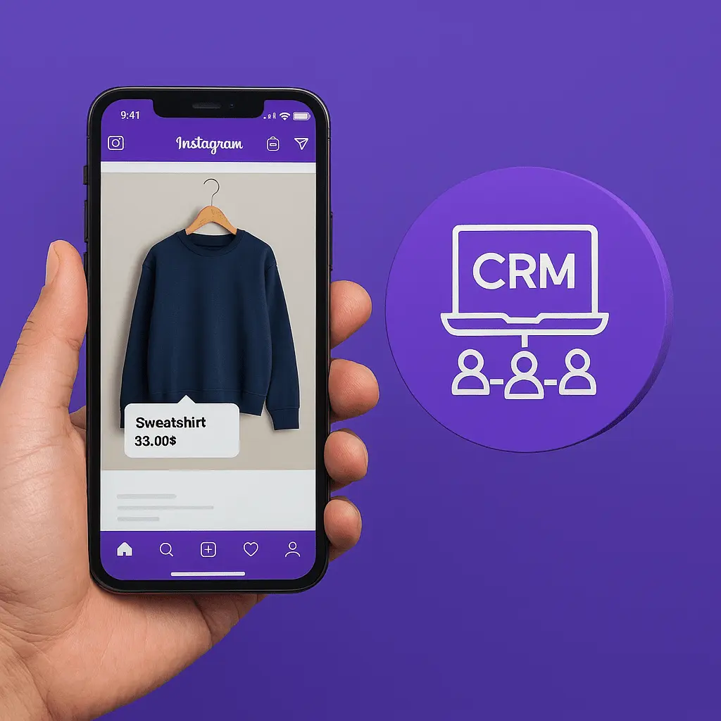 CRM در فروشگاه اینستاگرامی