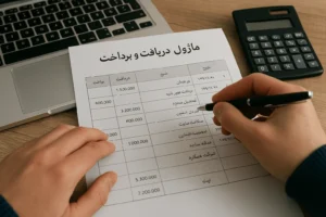 ماژول دریافت و پرداخت نرم‌افزار ابری فرداد